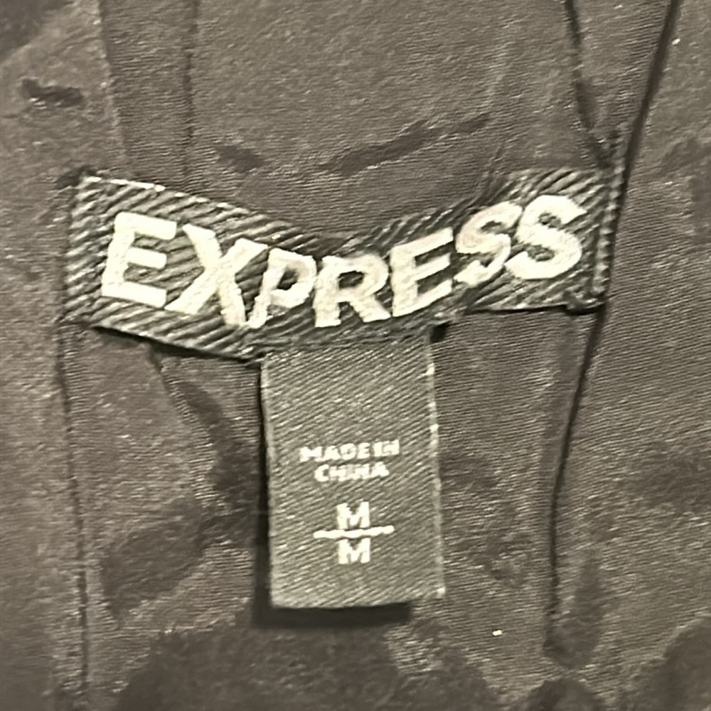 Express Black Sequin Dress Size Medium - Picture 8 of 9